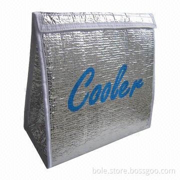 Promotional Cooler Bag, Made of Aluminum, Various Colors and Designs Available